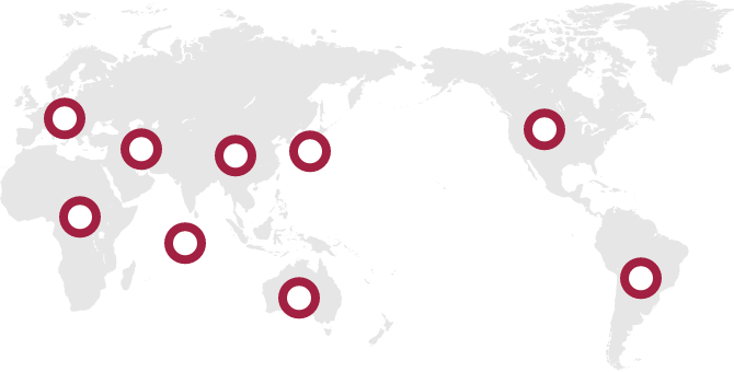 Global Network (Countries and Regions)